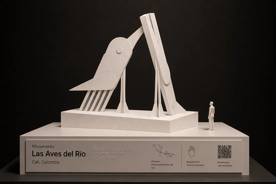 Réplica 3D de Las Aves del Río